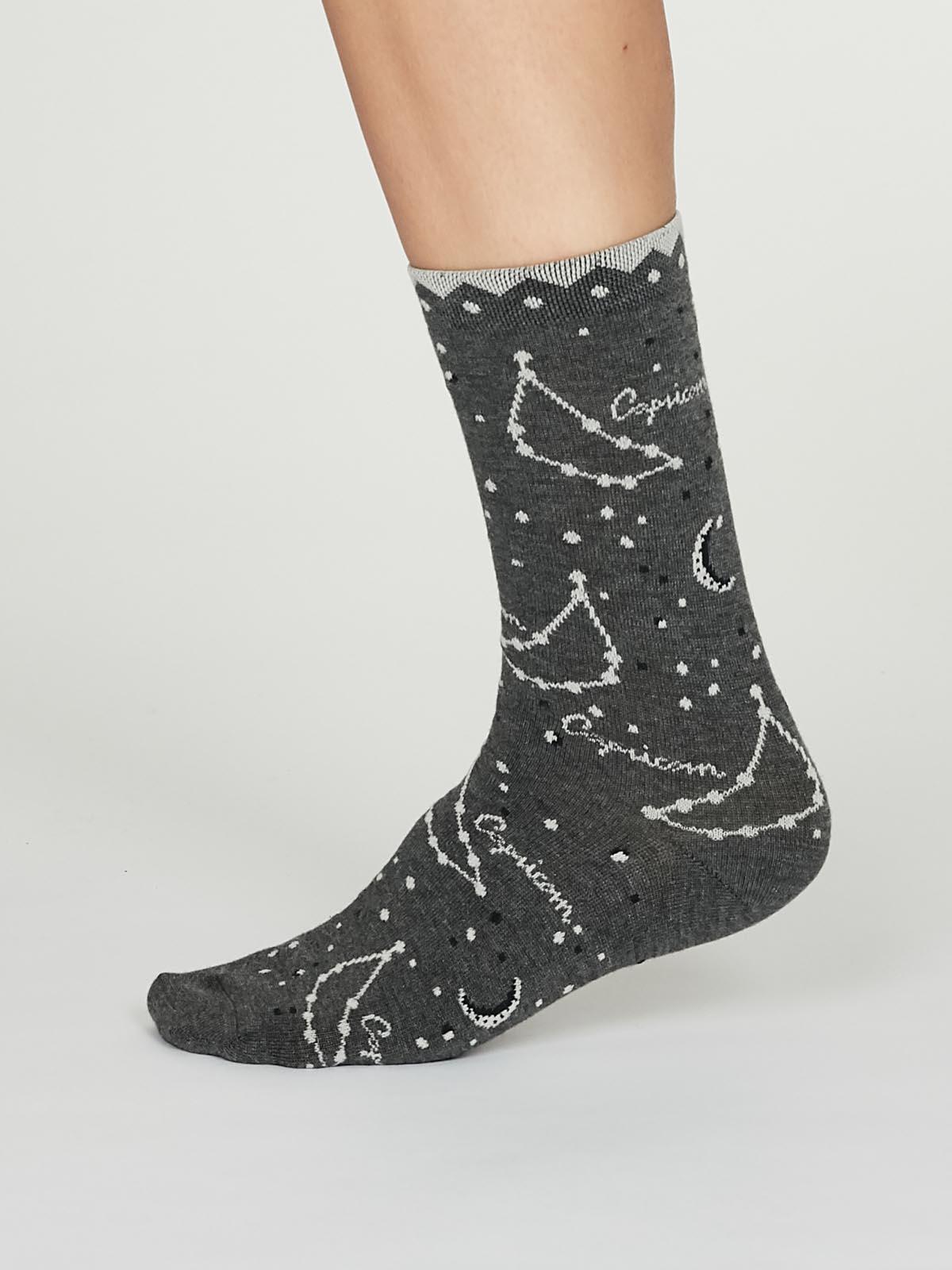 Capricorn Zodiac Bamboo Organic Cotton Horoscope Star Sign Socks - Thought Clothing UK