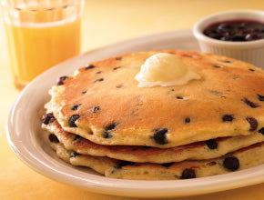 Wild Blue Huckleberry Pancakes